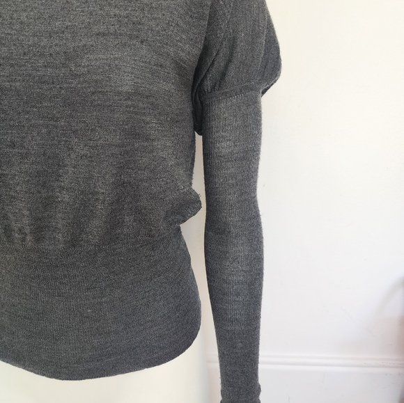 Jacob Size S thin charcoal sweater - Picture 6 of 11